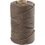 Macramgaren - lichtbruin - 4 mm - 55 m
