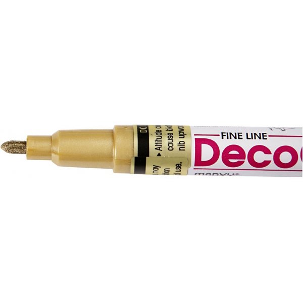 Decoratieve markeerstift - goud - 1.2 Decoratieve markeerstift - goud - 1.2