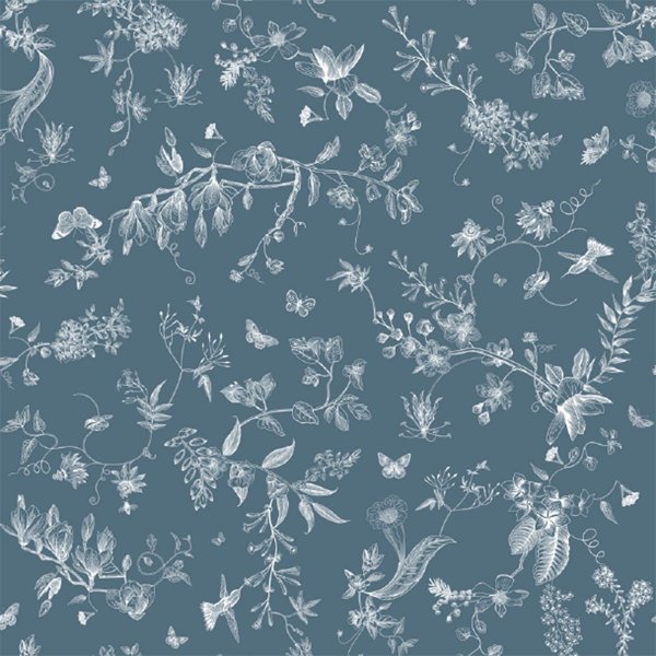 Ellinor textielwasdoek blauw