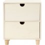 Bureau op pootjes met 2 lades