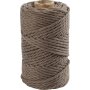 Macramgaren - lichtbruin - 4 mm - 55 m