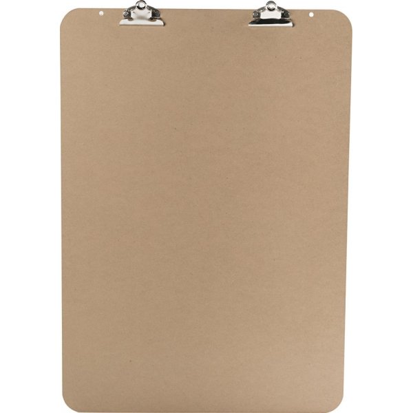 Klembord voor ezel - 52 x 74 cm - zilver