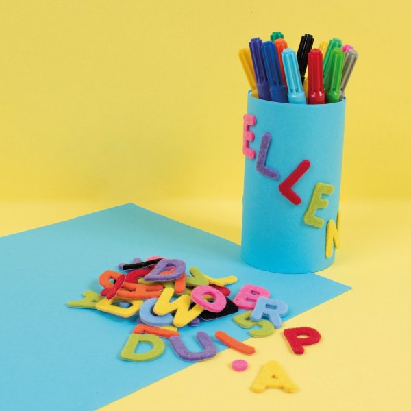 Vilten letters - zelfklevend - 500 st Vilten letters - zelfklevend - 500 st