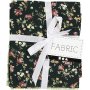 Patchworkstof - groen - 4 st