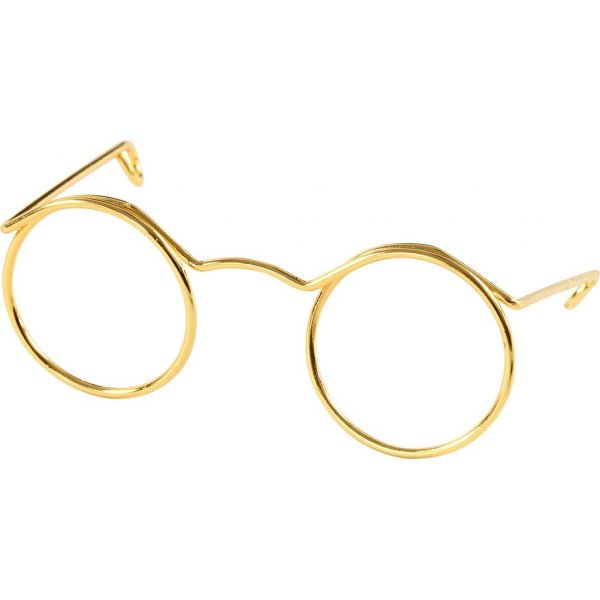 Brillen - goud - 50 mm - 10 st