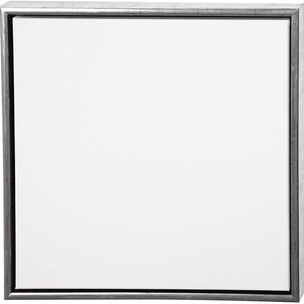 ArtistLine Canvas met lijst - antiek zilver/wit - 54x54 cm