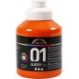 Schoolverf - Acryl - oranje - glanzend - 500 ml