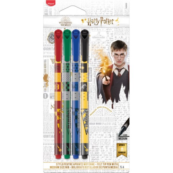 Harry Potter - Touchpennen Medium 4-pack