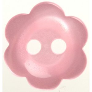 Knoop Bloem 2-gaats 11 mm 8st - Roze Knoop Bloem 2-gaats 11 mm 8st - Roze