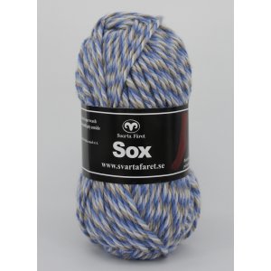 Sox 50g - Denim blauw/lichtblauw/beige/ongebleekt (12) Sox 50g - Denim blauw/lichtblauw/beige/ongebleekt (12)