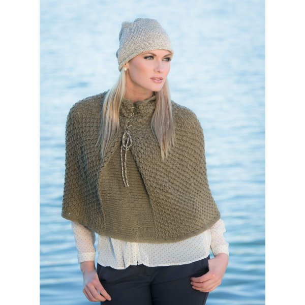 Breipatroon - Poncho en muts (1310-7)