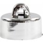Decoratieve bol - transparant - 13,6 cm