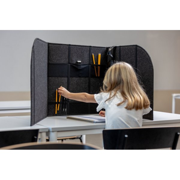 Geluidsabsorberend tafelscherm 50x50x30 cm