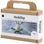 Mini DIY Kit Modellering, lichtgroen, donkergroen, Monster Lulu