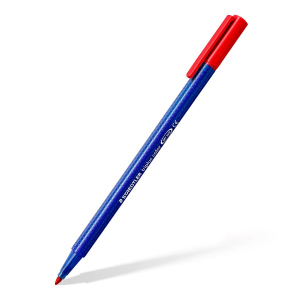 Vezelstiften Triplus Color in etui 1mm - 40 stiften