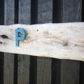 Klant imago Onbehandelde houten letters 80x5 mm - B