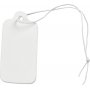 Etiketten in stevig karton - 15 x 30 mm - wit - 100 st
