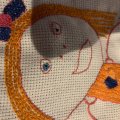 Klant imago Borduurgaren / moulingaren - geel & oranje