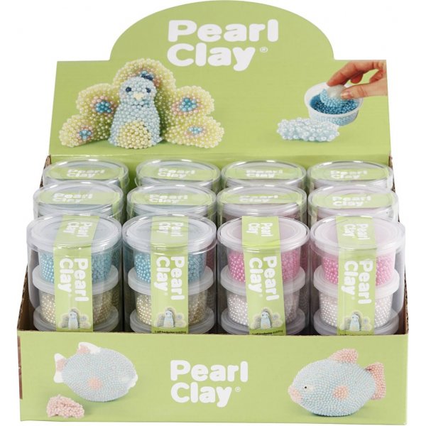 Pearl Clay® - gemengde kleuren - 12 st Pearl Clay® - gemengde kleuren - 12 st
