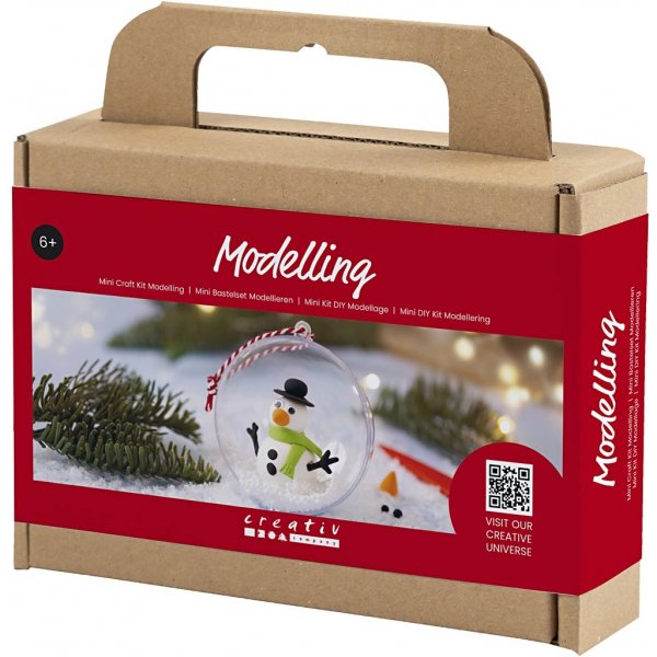 Mini DIY Kit Modelleren - Sneeuwpop Mini DIY Kit Modelleren - Sneeuwpop