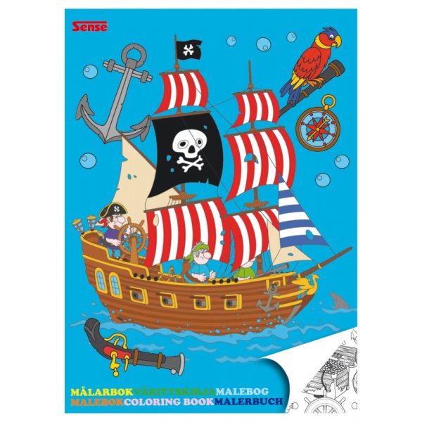 Kleurplaat Piraten Fsc