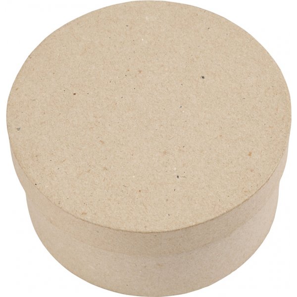 Ronde dozen van papier-maché - 3 st Ronde dozen van papier-maché - 3 st