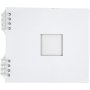 Plakboek met spiraal - wit - 20 x 20 cm