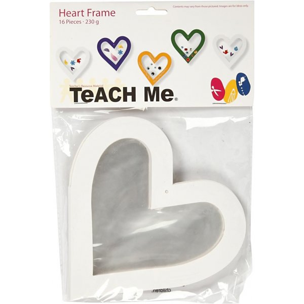 TeACH Me Hartframes - wit - 16 st TeACH Me Hartframes - wit - 16 st
