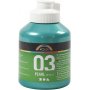 Schoolverf Acryl - Metallic - groen - metallic - 500 ml