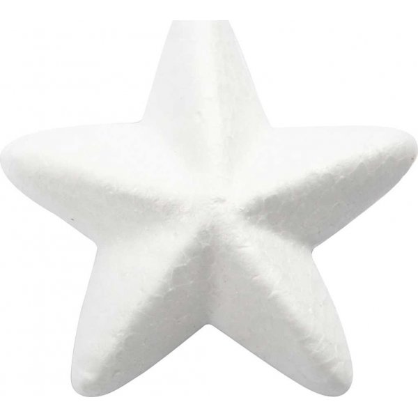 Piepschuim sterren - B6 cm - 50 st