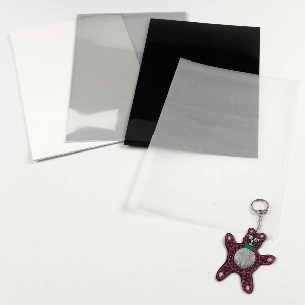 Krimpfolie vellen - Mat wit - 10 vellen Krimpfolie vellen - Mat wit - 10 vellen