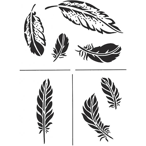 Sjabloon - veer - A4 Sjabloon - veer - A4