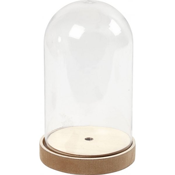 Beker op houten voet - 11 cm