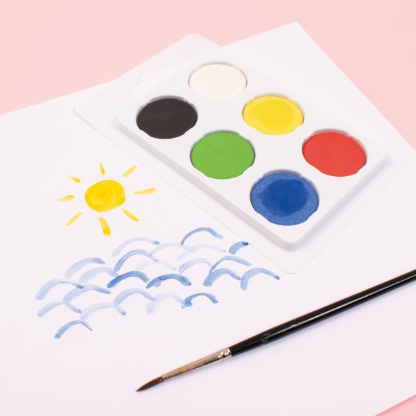 Kleurenpalet voor � 30 mm - 6-vaks - 10 st