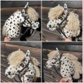 Klant imago Dalmatisch dier imitatie Velboa - 150 cm