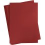 Gekleurd karton - donkerrood - A2 - 180 gr - 100 vellen