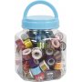 Patroontape - gemengde kleuren - 90 x 2 m