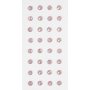 Strasstenen - lichtrood - 8 mm - 32 st