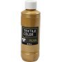 Textielkleur - goud - parelmoer - 250 ml