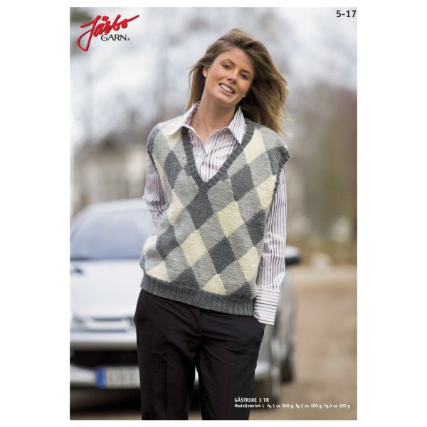 Breipatroon - Slipover met dominostenen (dames)