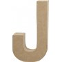 Kartonnen letter - J - 5 cm
