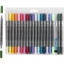 Textielstiften - complementaire kleuren - 20 st