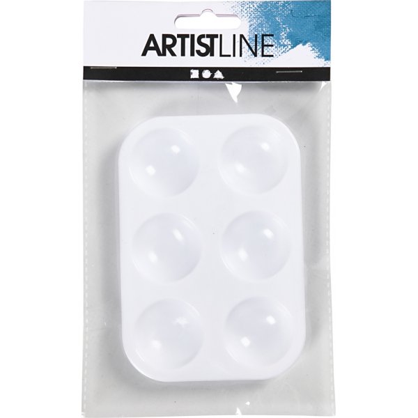 Palet - wit - 13 x 8,5 cm