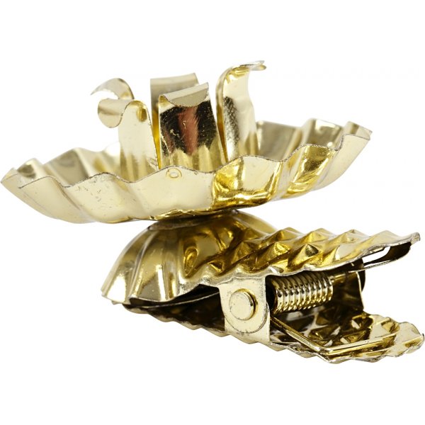 Lichtclips - verguld - Ø40 mm - 8 st Lichtclips - verguld - Ø40 mm - 8 st