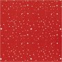 Cadeaupapier - donkerrood - Sterren en manen - 100 meter