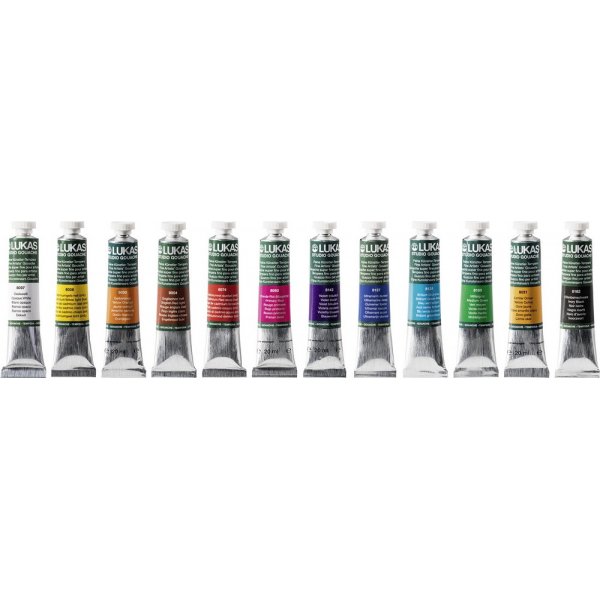 Temperakleurtubes 20 ml x12