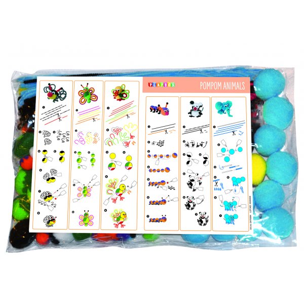 Pompom dierenknutsel (2)