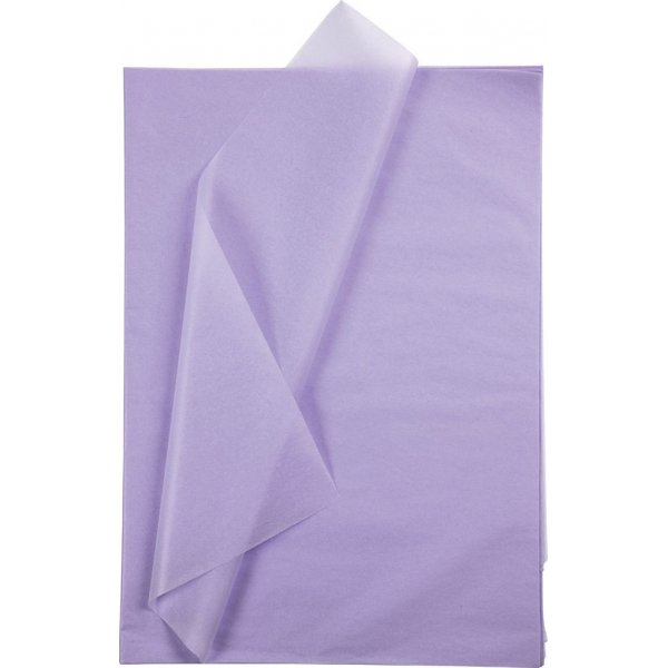 Vloeipapier - lichtpaars - 50 x 70 cm - 14 gr - 25 vellen