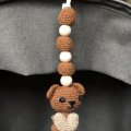 Klant imago Onbehandelde houten balletjes 20 mm � 4 mm - 15 st. met gaten