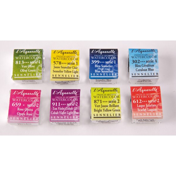 Aquarelverf Sennelier - 1/2-kopje